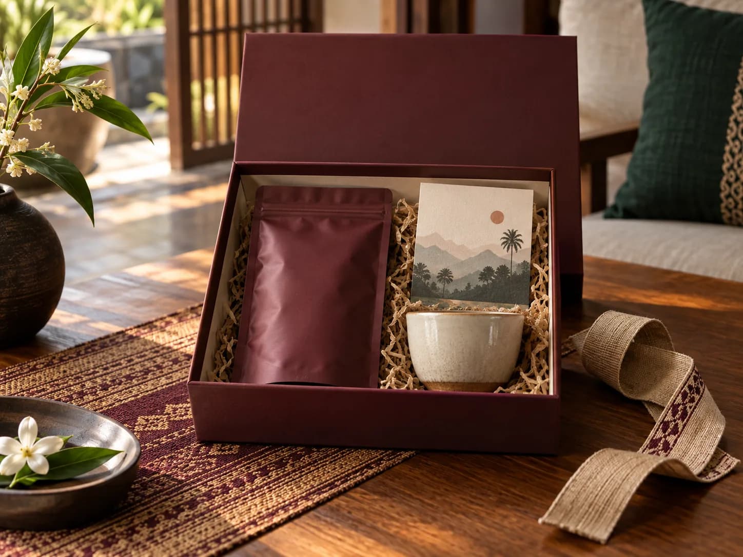 A considered Cambodian coffee gifting experience